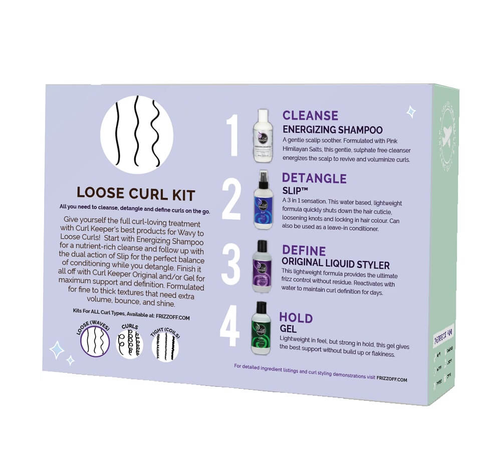 Curl Keeper Loose Curl Kit – Sada pro vlny 400 ml – Kudrnaté vlasy