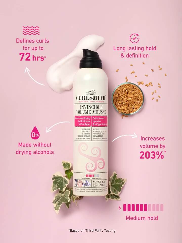 Curlsmith Invincible Volume Mousse