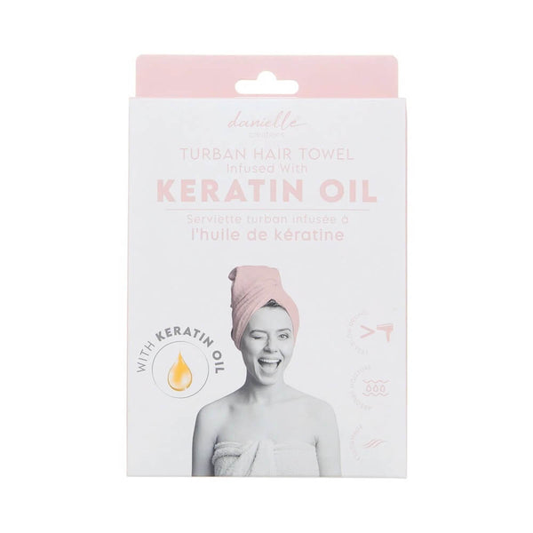 Danielle Turban Hair Towel with Keratin Oil