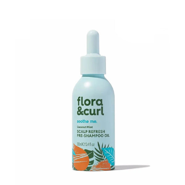 Flora & Curl Coconut Mint Scalp Refresh Pre-Shampoo Oil 