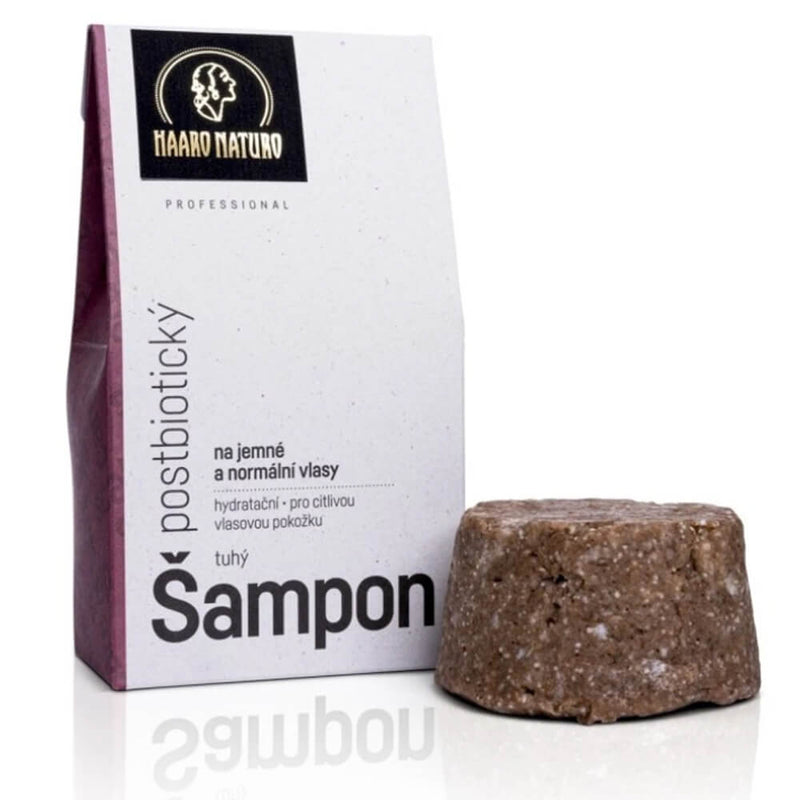 Haaro Naturo postbiotický tuhý šampon na jemné vlasy 100 g