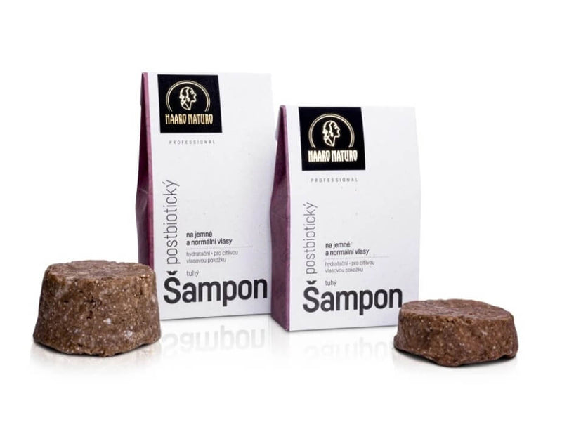 Haaro Naturo postbiotický tuhý šampon na jemné vlasy