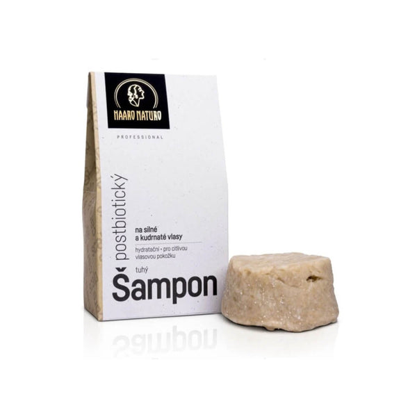 Haaro Naturo postbiotický tuhý šampon na silné a kudrnaté vlasy 50 g