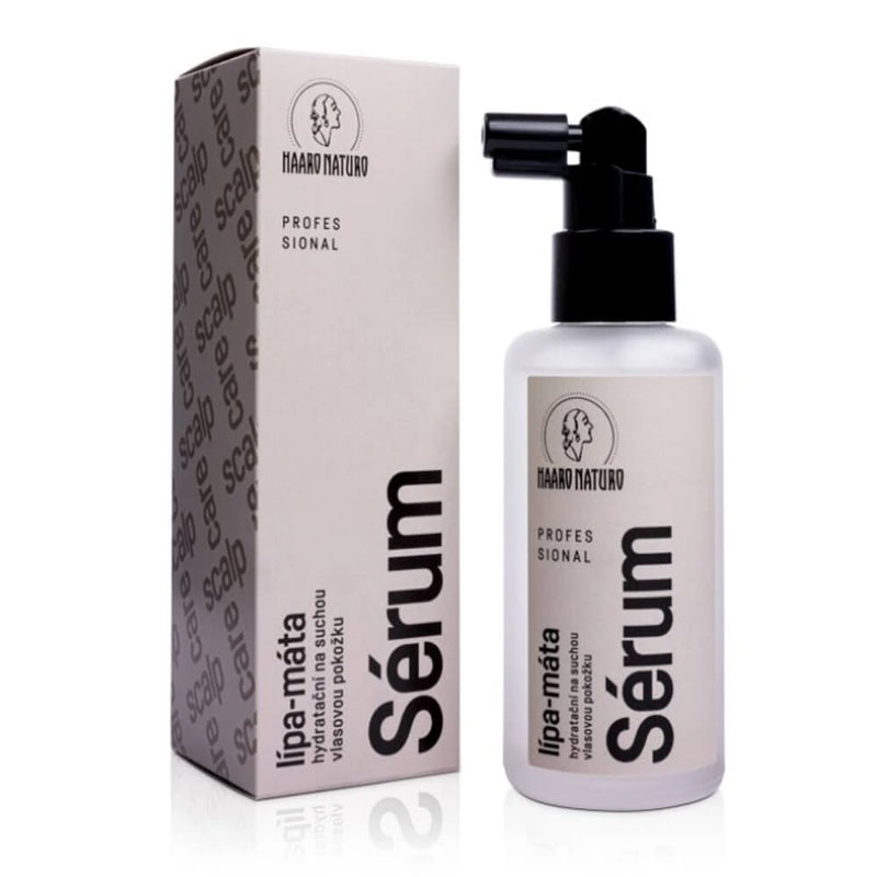 Haaro Naturo sérum na suchou vlasovou pokožku lípa-máta 100 ml