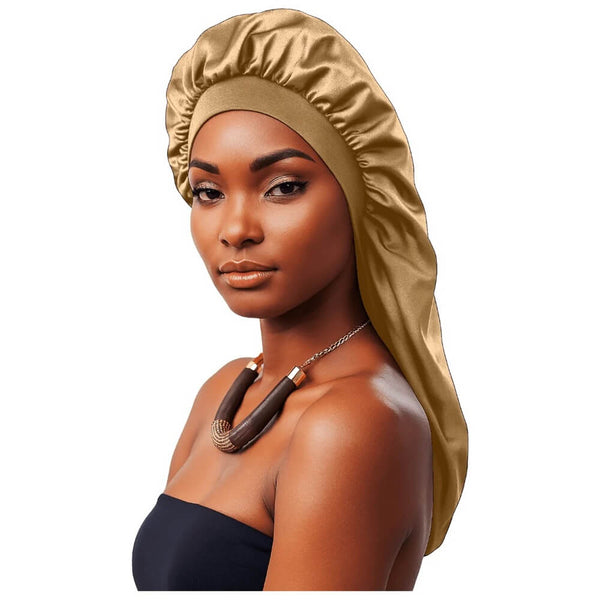 Long Hair Bonnet Gold
