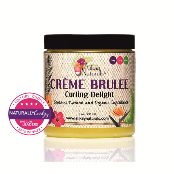 Alikay Naturals Crème Brulee Curling Delight – Stylingový custard 236 ml