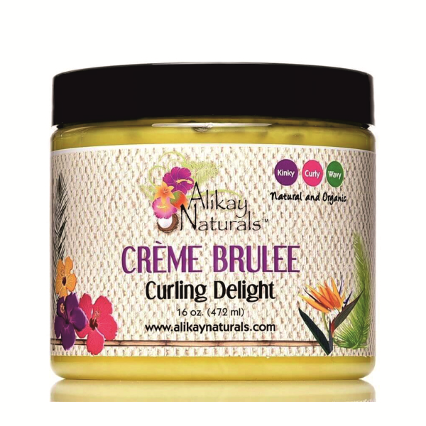Alikay Naturals Crème Brulee Curling Delight – Stylingový custard 236 ml