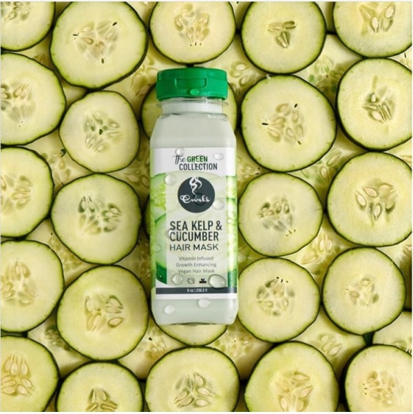 Sea Kelp & Cucumber Hair Mask – Vegane Haarkur Für Geschädigtes Haar, Mit Vitaminen, 15-20 Min Einwirkzeit