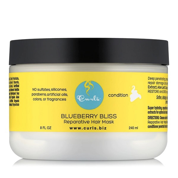 CURLS Blueberry Bliss Reparative Hair Mask – Maska na poškozené kudrny