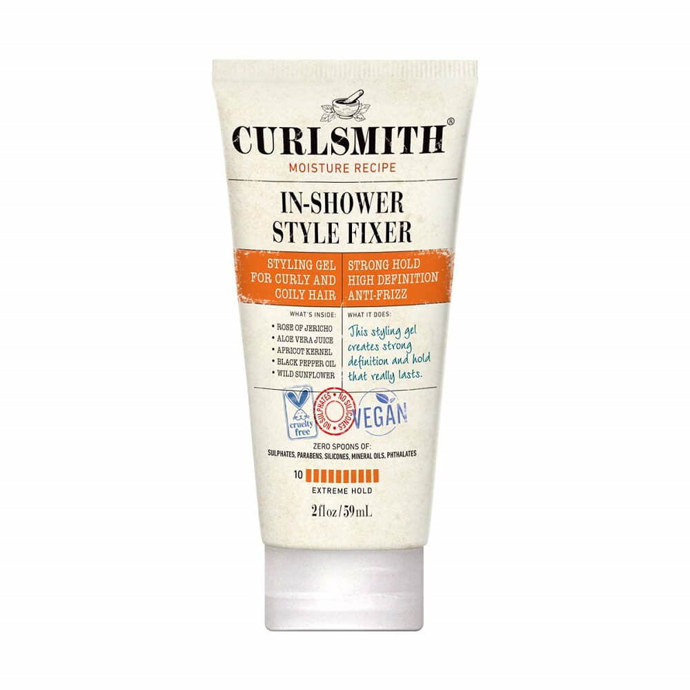 Curlsmith InShower Style Fixer Silně tužící gel Kudrnaté vlasy