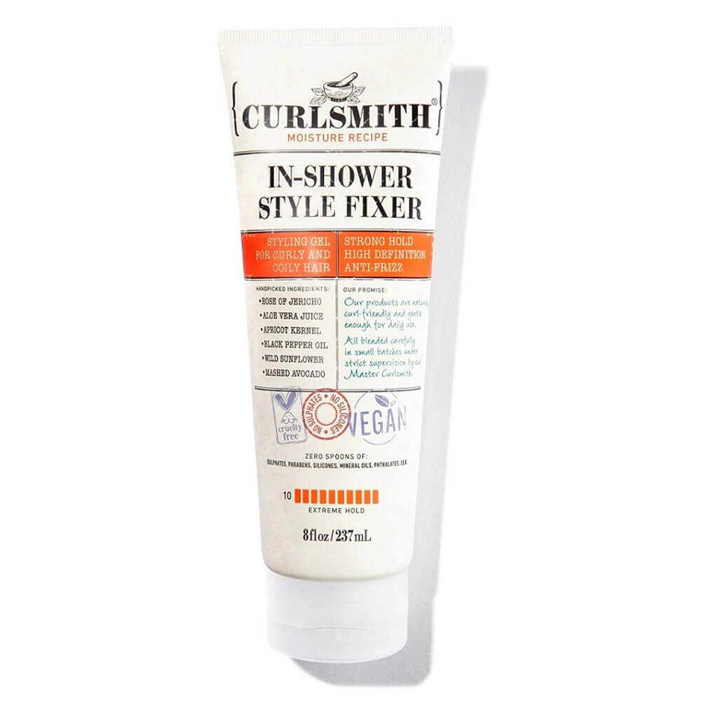 Curlsmith InShower Style Fixer Silně tužící gel Kudrnaté vlasy
