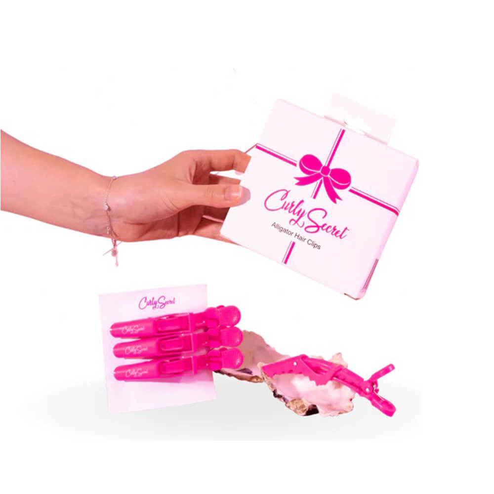 Curly Secret Alligator Hair Clips Spony na styling Kudrnaté vlasy