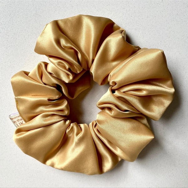 CurlyEllie Curl Scrunchie Gold