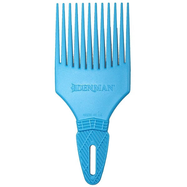 Afro pick hřeben Denman D17 Curl Tamer Blue