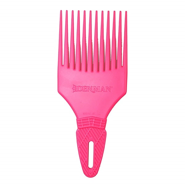 Afro pick hřeben Denman D17 Curl Tamer Pink