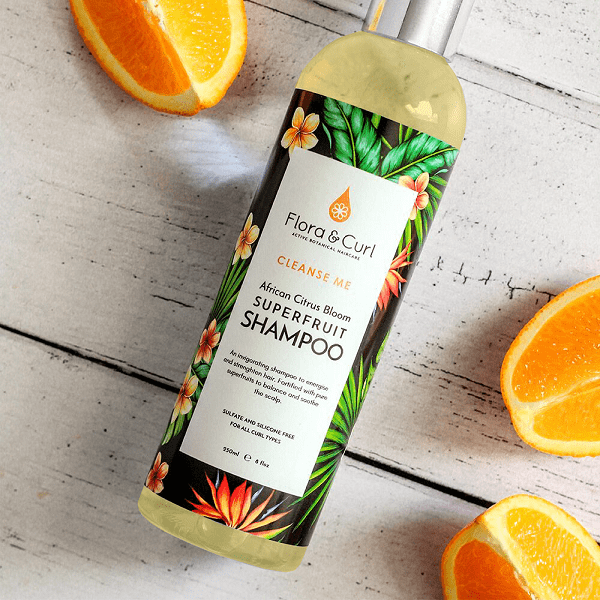 Flora & Curl African Citrus Superfruit Shampoo – Šampon na kudrny se superovocem