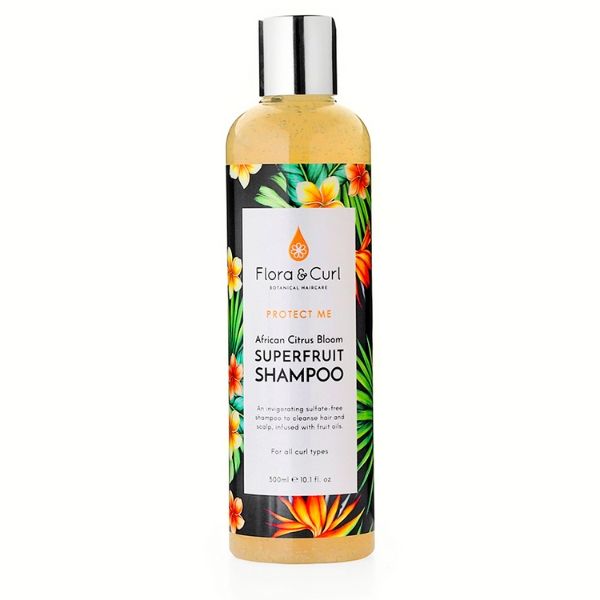 Flora & Curl African Citrus Superfruit Shampoo – Šampon na kudrny se superovocem