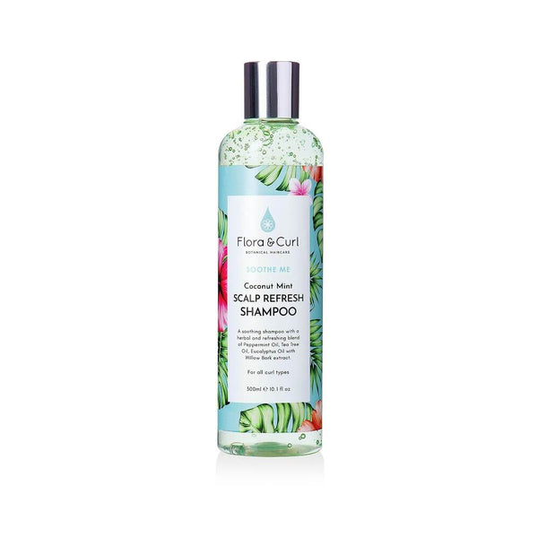 Flora & Curl Coconut Mint Scalp Refresh Shampoo