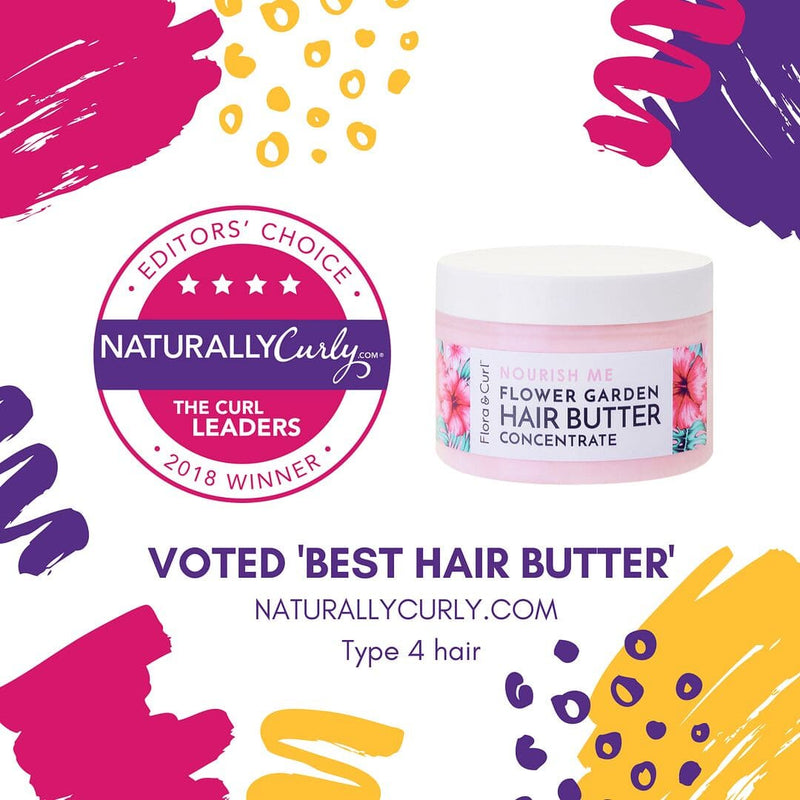 Flora & Curl Flower Garden Hair Butter – Stylingové máslo na kudrny 120 g