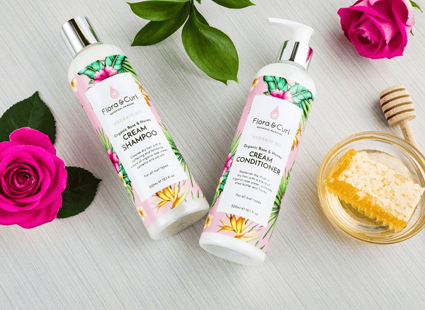 Flora & Curl Organic Rose & Honey Shampoo