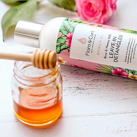 Flora & Curl Organic Rose & Honey Leave-in Detangler