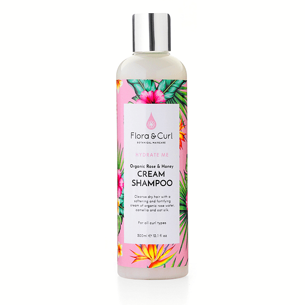 Flora & Curl Organic Rose & Honey Shampoo