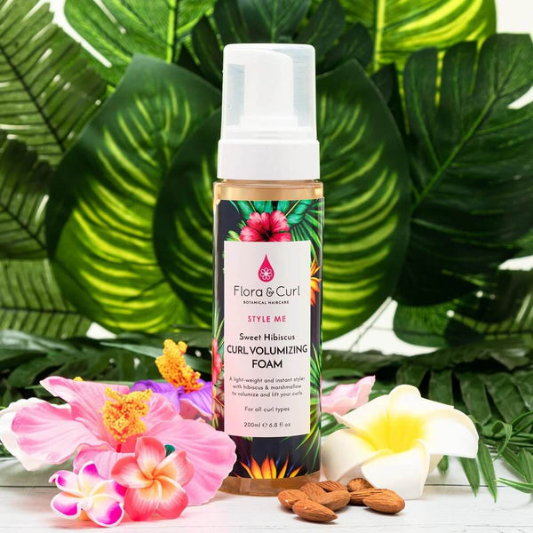 Flora & Curl Sweet Hibiscus Curl Volumizing Foam