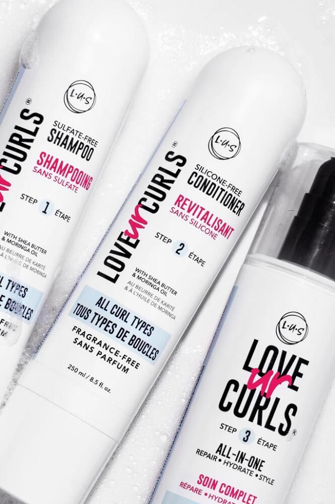 Love Ur Curls 3-Step System Wavy Fragrance Free