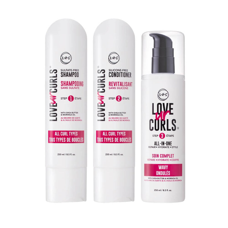 Love Ur Curls 3-Step System Wavy