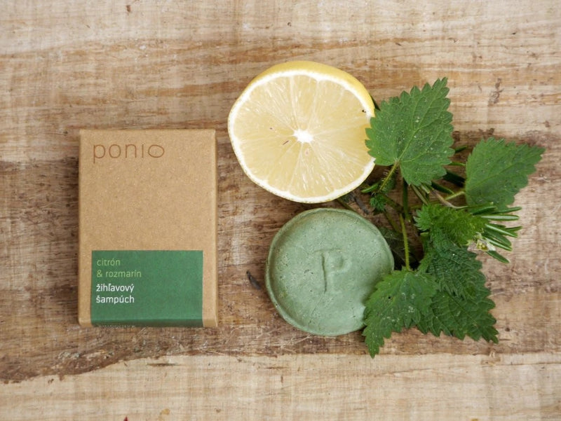 Ponio šampuk Citron & rozmarýn – Tuhý šampon