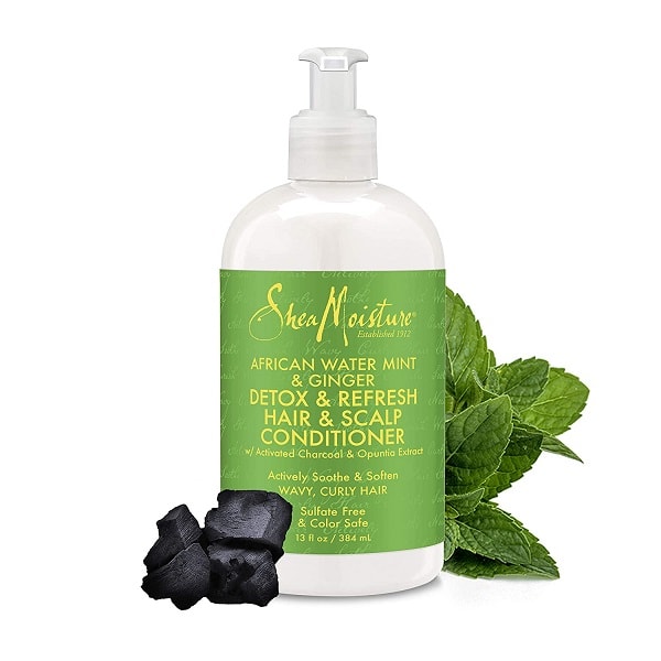 Shea Moisture African Water Mint and Ginger Detox & Refresh Conditioner – Detoxikační kondicionér 384 ml