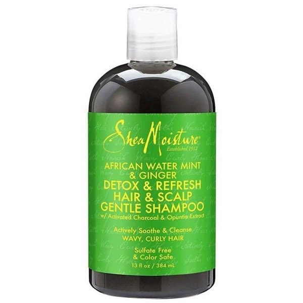 Shea Moisture African Water Mint and Ginger Detox & Refresh Shampoo – Detoxikační šampon 384 ml