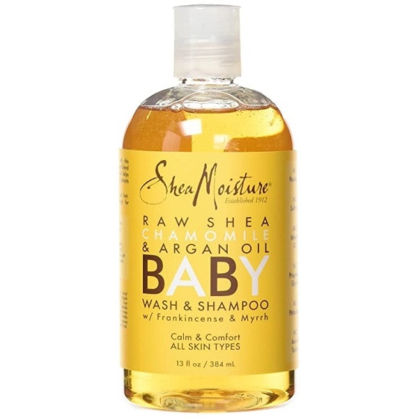 Shea Moisture Baby Chamomile and Argan Oil Wash & Shampoo – Šampon pro kudrnaté děti 384 ml