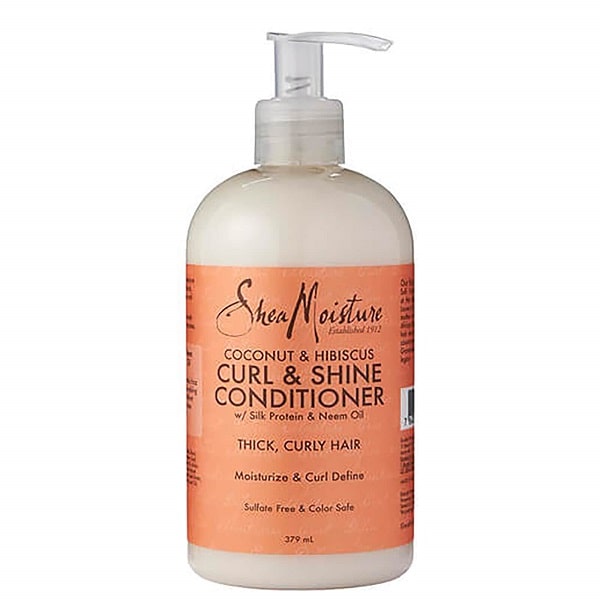 Shea Moisture Coconut & Hibiscus Curl & Shine Conditioner – Kondicionér na kudrny 384 ml