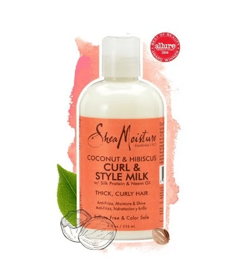 Shea Moisture Coconut & Hibiscus Curl & Style Milk – Stylingový krém 237 ml