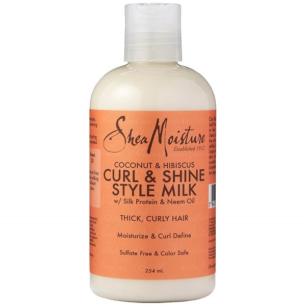 Shea Moisture Coconut & Hibiscus Curl & Style Milk – Stylingový krém 237 ml