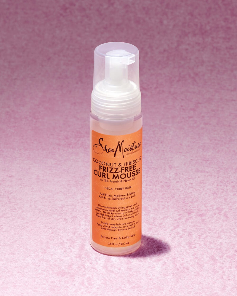 Shea Moisture Coconut & Hibiscus Frizz-Free Curl Mousse