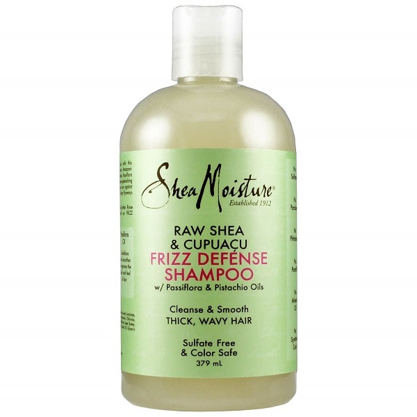 Shea Moisture Raw Shea & Cupuacu Frizz Defense Shampoo – Šampon proti krepu 379 ml