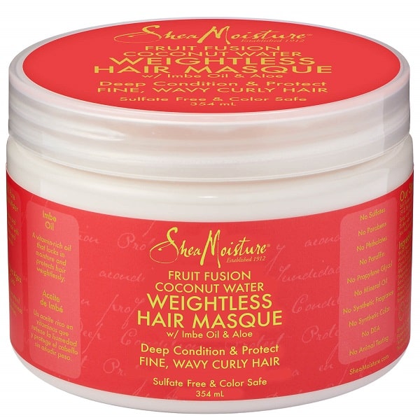 Shea Moisture Fruit Fusion Weightless Masque – Maska na jemné kudrny 354 ml
