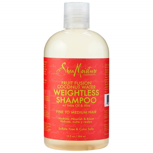 Shea Moisture Fruit Fusion Weightless Shampoo – Šampon na jemné kudrny 384 ml