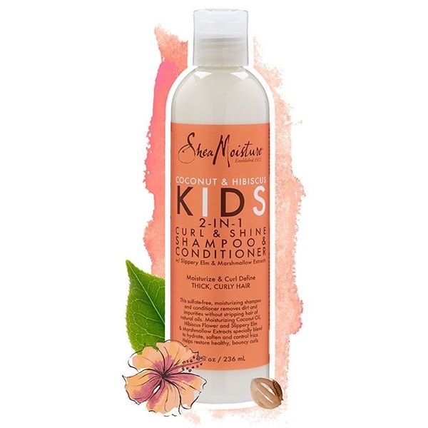 Shea Moisture KIDS Curl & Shine Shampoo & Conditioner – Cowash pro děti 236 ml