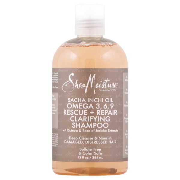 Shea Moisture Sacha Inchi Oil Rescue & Repair Clarifying Shampoo – Hloubkově čistící šampon 384 ml