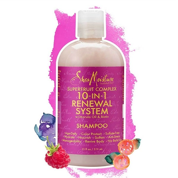 Shea Moisture Superfruit Complex Multi-Benefit Shampoo – Oživující šampon s antioxidanty 384 ml