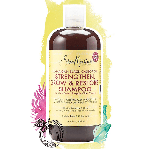 Shea Moisture Jamaican Black Castor Oil Strengthen & Restore Shampoo – Regenerační šampon 384 ml