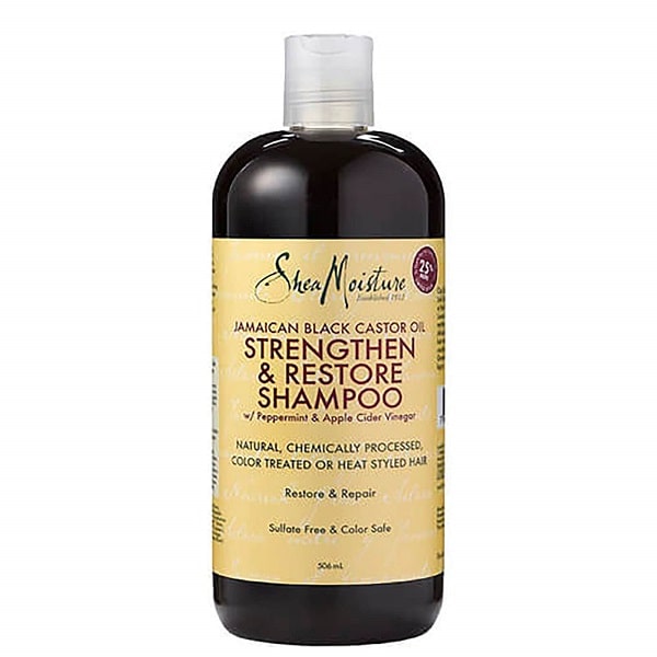 Shea Moisture Jamaican Black Castor Oil Strengthen & Restore Shampoo – Regenerační šampon 384 ml