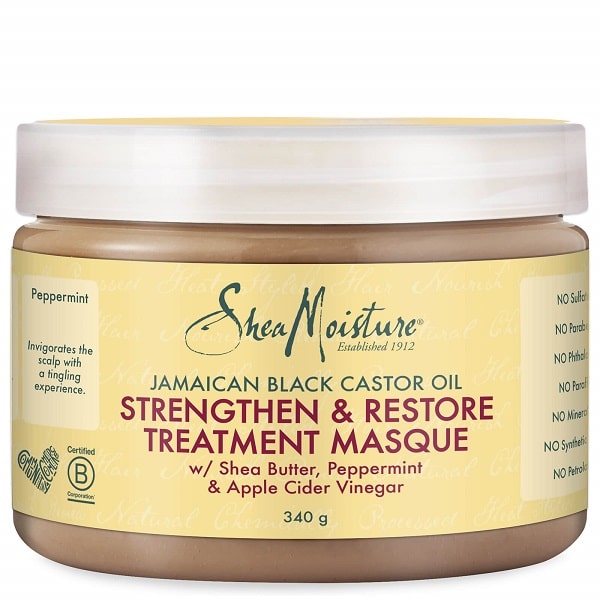 Shea Moisture Jamaican Black Castor Oil Strengthen & Restore Treatment Masque – Regenerační maska