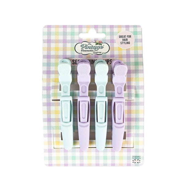 The Vintage Cosmetic Company Sectioning Clips Pastel