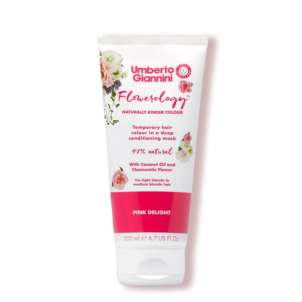 Umberto Giannini Flowerology Temporary Colour Mask – Pink Delight