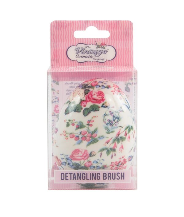 The Vintage Cosmetic Company Detangling Brush Floral – Rozčesávací kartáč